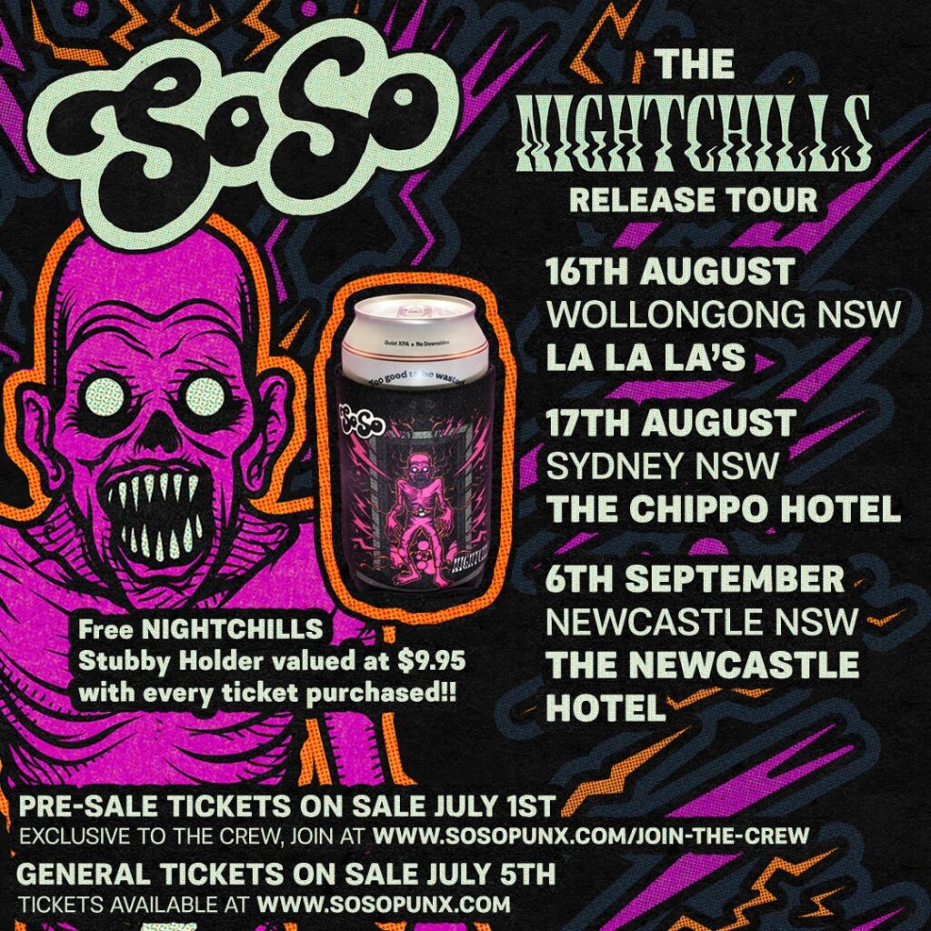 SoSo Nightchills Tour Poster